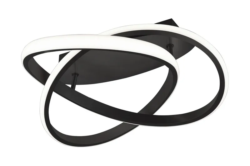 Course LED Plafond mattsvart, Matt svart/Vit