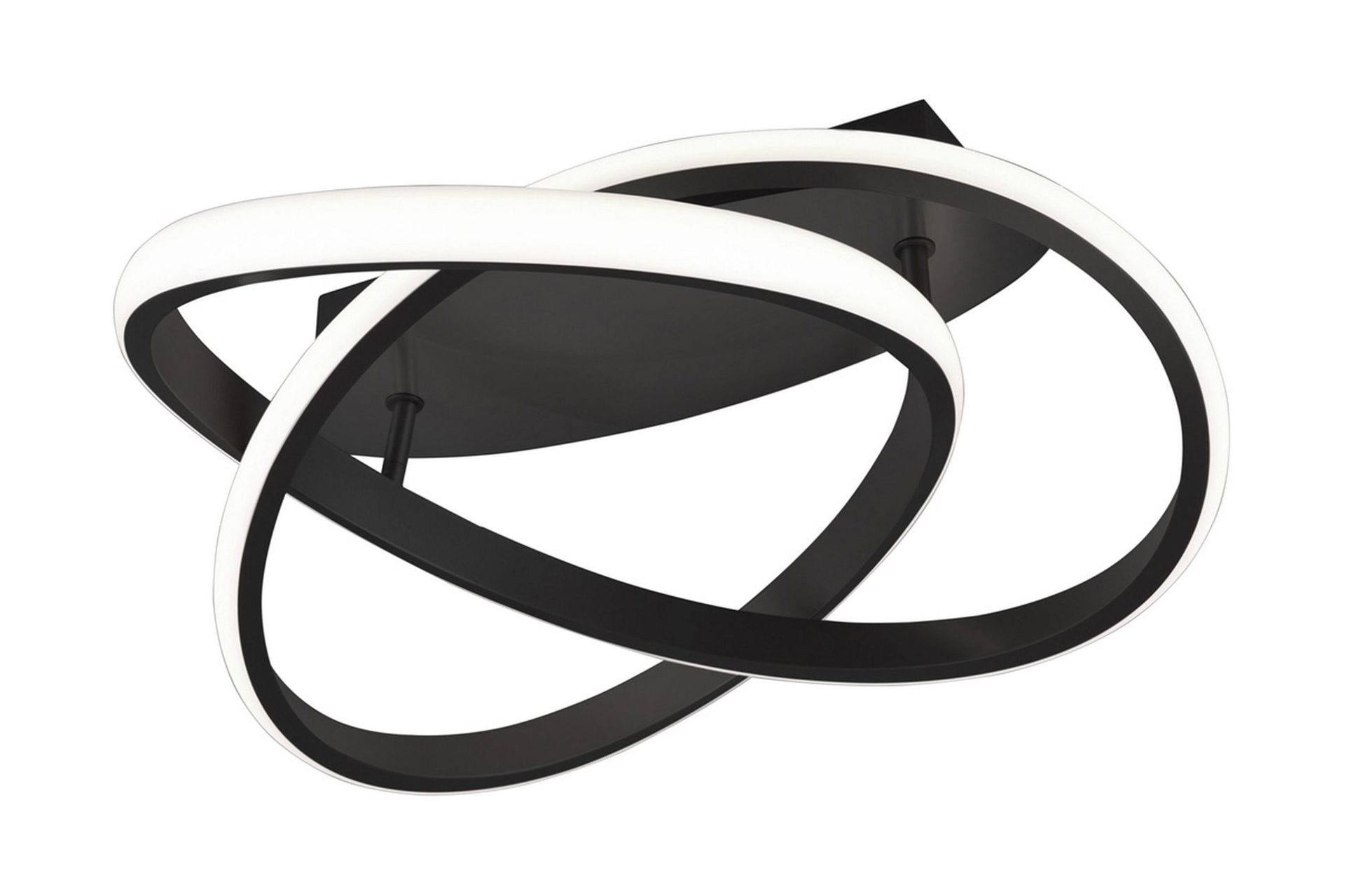 Course LED Plafond mattsvart - Matt svart/Vit