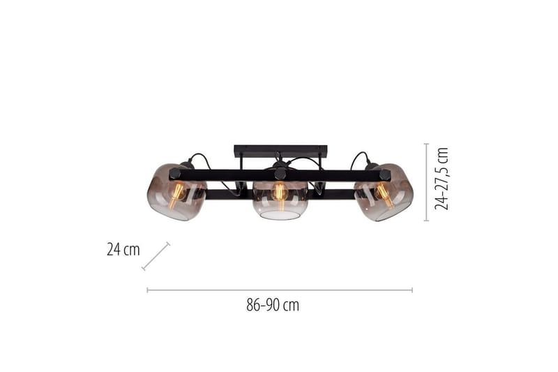 Cup 2.0 Just Light Taklampa - Black - Belysning - Inomhusbelysning & lampor - Taklampor & takbelysning - Plafond