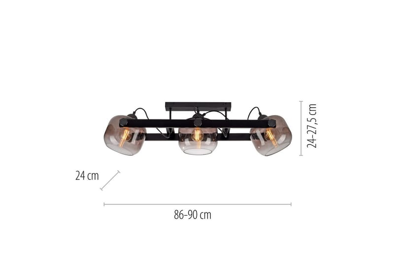 Cup 2.0 Just Light Taklampa - Black - Belysning - Inomhusbelysning & lampor - Taklampor & takbelysning - Plafond