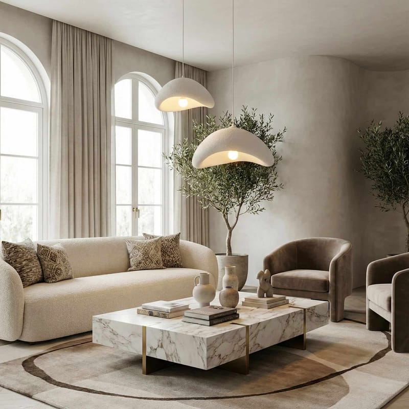 Dasina Pendellampa - Vit - Belysning - Inomhusbelysning & lampor - Taklampor & takbelysning - Kristallkrona & takkrona