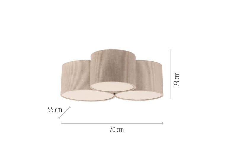 Duro Just Light Taklampa - Beige - Belysning - Inomhusbelysning & lampor - Taklampor & takbelysning - Plafond