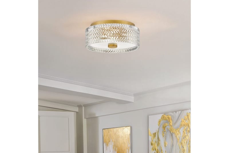 Elle Hinkley Taklampa - Brass - Belysning - Inomhusbelysning & lampor - Taklampor & takbelysning - Plafond