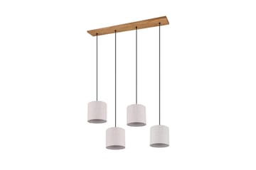 Elmau Taklampa 4L E27 trä/ beige - Trä/Beige - Belysning - Inomhusbelysning & lampor - Taklampor & takbelysning - Kökslampa & pendellampa