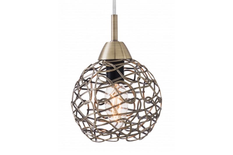 EXCEL Fönsterlampa 13 Rund Antikmässing - Cottex - Fönsterlampa hängande - Kökslampa & pendellampa - Sovrumslampa