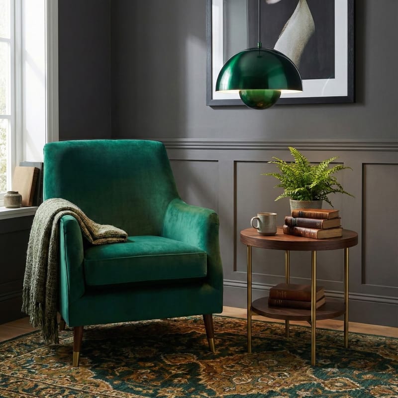 Eylul Pendellampa - Grön - Belysning - Inomhusbelysning & lampor - Taklampor & takbelysning - Kristallkrona & takkrona