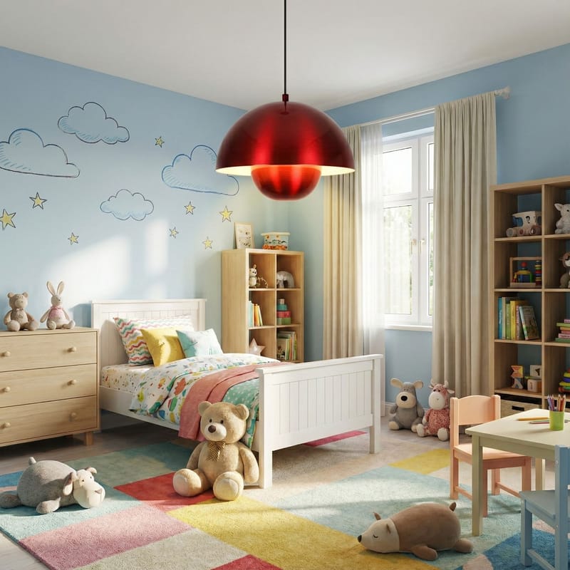 Eylul Pendellampa - Röd - Belysning - Inomhusbelysning & lampor - Taklampor & takbelysning - Kristallkrona & takkrona