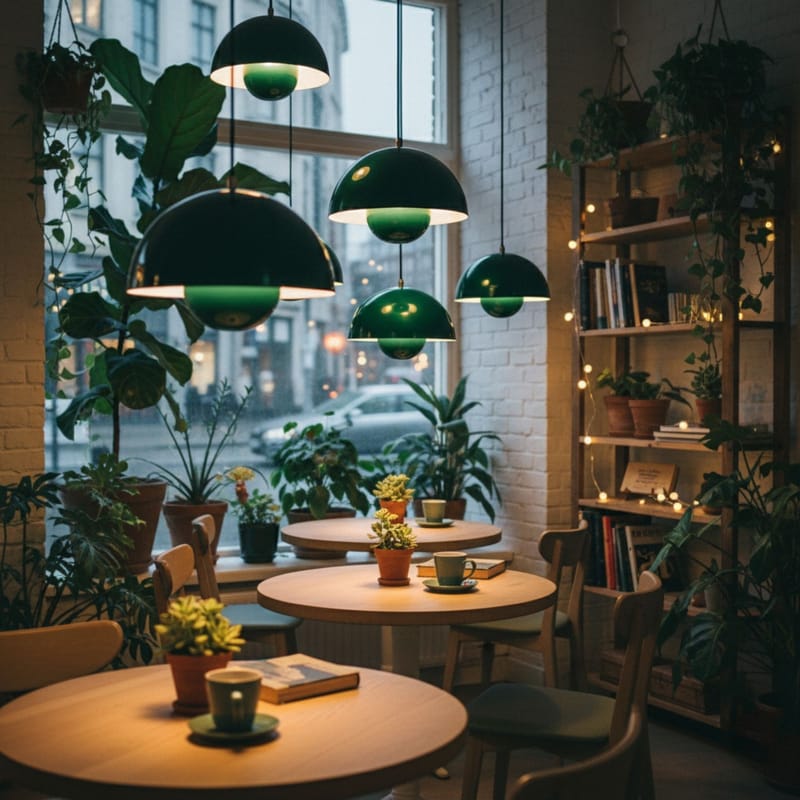 Eylul Pendellampa - Grön - Belysning - Inomhusbelysning & lampor - Taklampor & takbelysning - Kristallkrona & takkrona