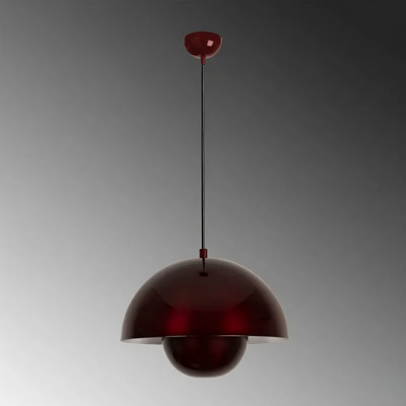 Eylul Pendellampa - Vinröd - Belysning - Inomhusbelysning & lampor - Taklampor & takbelysning - Kristallkrona & takkrona