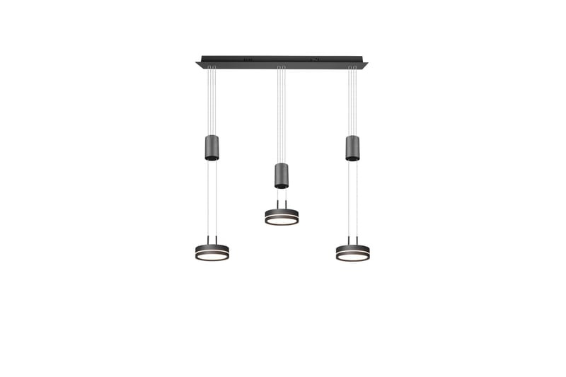 FRANKLIN LED Taklampa 3L antracit - Antracit - Belysning - Inomhusbelysning & lampor - Taklampor & takbelysning - Kökslampa & pendellampa