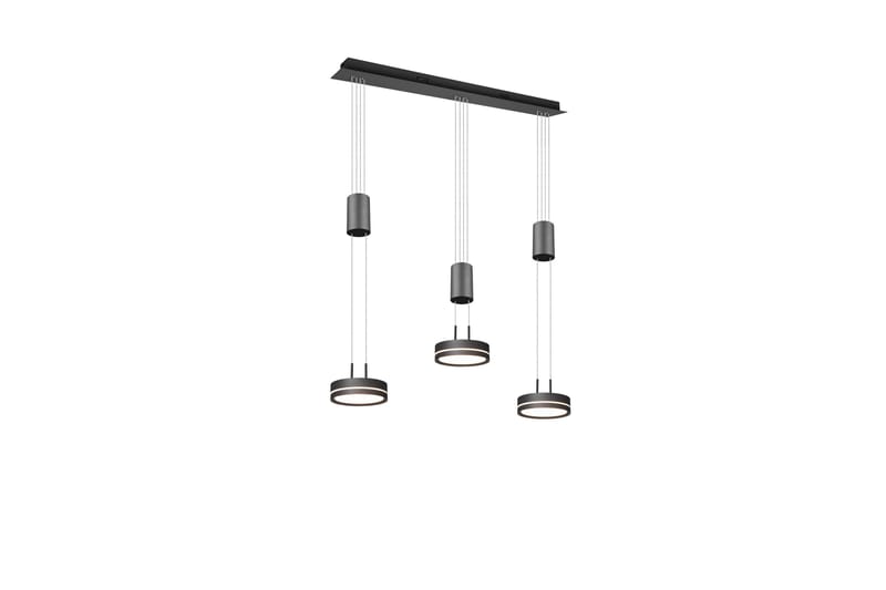 FRANKLIN LED Taklampa 3L antracit - Antracit - Belysning - Inomhusbelysning & lampor - Taklampor & takbelysning - Kökslampa & pendellampa