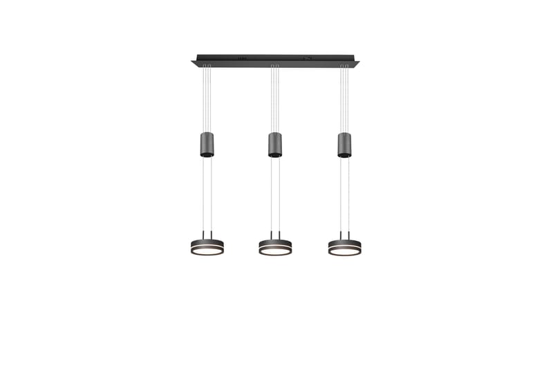 FRANKLIN LED Taklampa 3L antracit - Antracit - Belysning - Inomhusbelysning & lampor - Taklampor & takbelysning - Kökslampa & pendellampa