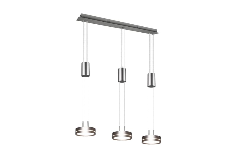 FRANKLIN LED Taklampa 3L borstad stål - Borstad stål - Belysning - Inomhusbelysning & lampor - Taklampor & takbelysning - Kökslampa & pendellampa