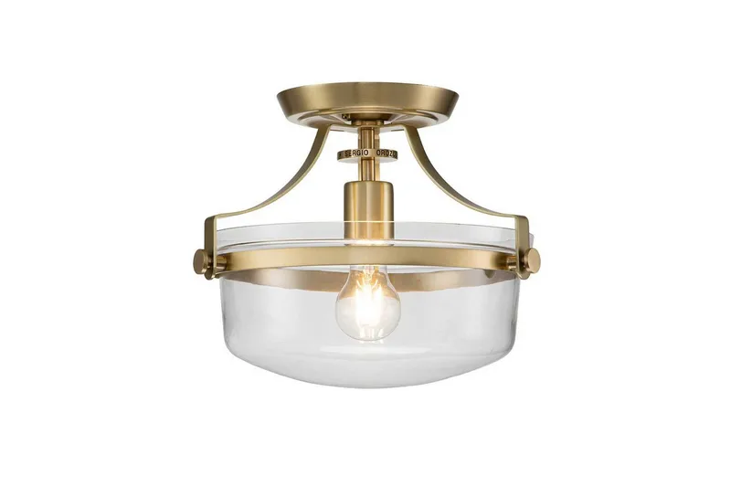 Halvflöjtmonterad Quoizel Penn Station