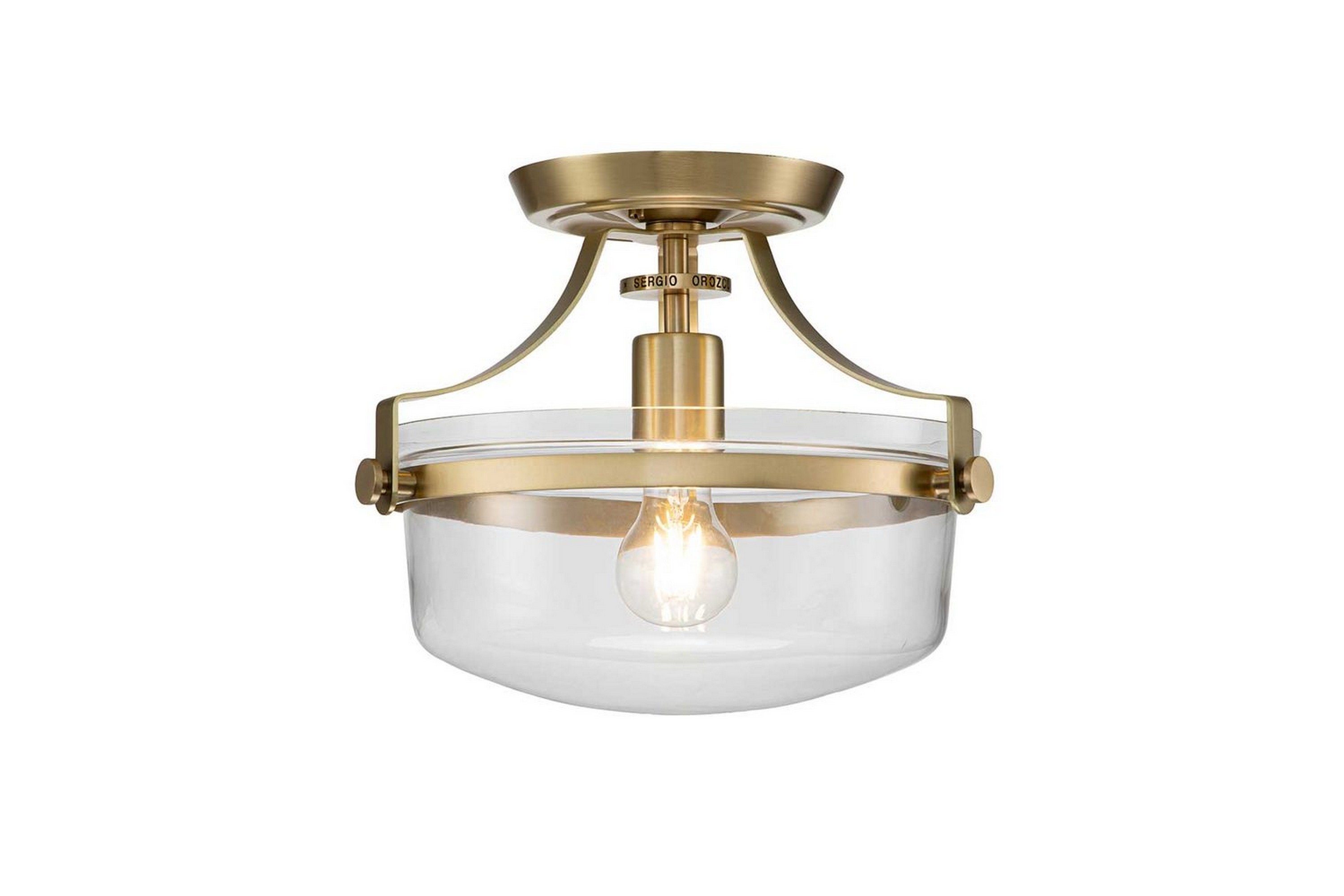 Halvflöjtmonterad Quoizel Penn Station -