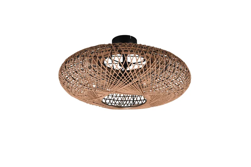 Hedda Plafond 2L E27 mattsvart/ sisal - Matt svart/Sisal - Belysning - Inomhusbelysning & lampor - Taklampor & takbelysning - Plafond