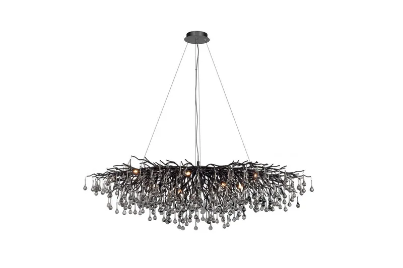 Istapp Paul Neuhaus Krona - Black - Belysning - Inomhusbelysning & lampor - Taklampor & takbelysning - Kristallkrona & takkrona