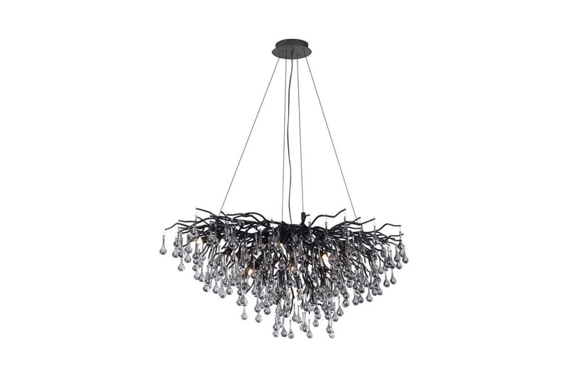 Istapp Paul Neuhaus Krona - Black - Belysning - Inomhusbelysning & lampor - Taklampor & takbelysning - Kristallkrona & takkrona