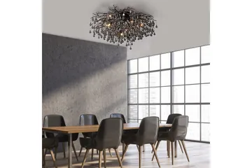 Istapp Paul Neuhaus Taklampa - Black - Belysning - Inomhusbelysning & lampor - Taklampor & takbelysning - Kristallkrona & takkrona
