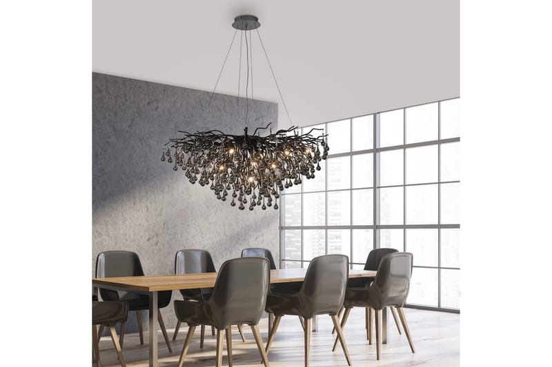 Istapp Paul Neuhaus Krona - Black - Belysning - Inomhusbelysning & lampor - Taklampor & takbelysning - Kristallkrona & takkrona