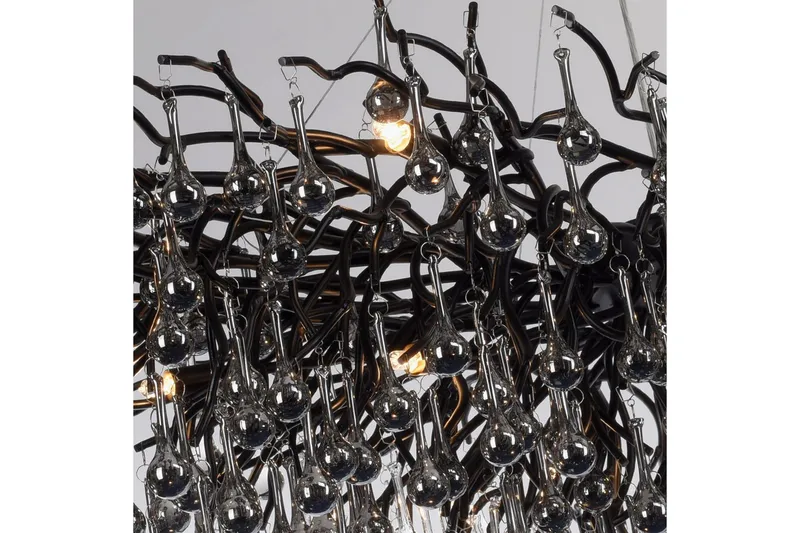 Istapp Paul Neuhaus Krona - Black - Belysning - Inomhusbelysning & lampor - Taklampor & takbelysning - Kristallkrona & takkrona