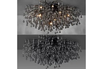 Istapp Paul Neuhaus Taklampa - Black - Belysning - Inomhusbelysning & lampor - Taklampor & takbelysning - Kristallkrona & takkrona
