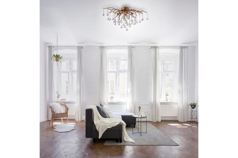 Istapp Paul Neuhaus Taklampa - Brass - Belysning - Inomhusbelysning & lampor - Taklampor & takbelysning - Plafond