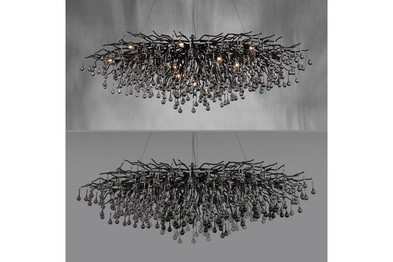Istapp Paul Neuhaus Krona - Black - Belysning - Inomhusbelysning & lampor - Taklampor & takbelysning - Kristallkrona & takkrona