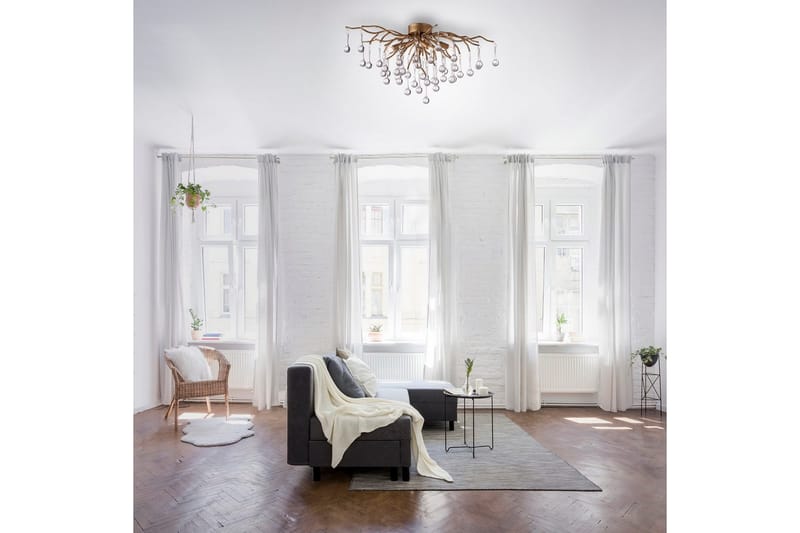 Istapp Paul Neuhaus Taklampa - Brass - Belysning - Inomhusbelysning & lampor - Taklampor & takbelysning - Plafond