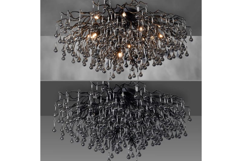 Istapp Paul Neuhaus Taklampa - Black - Belysning - Inomhusbelysning & lampor - Taklampor & takbelysning - Kristallkrona & takkrona