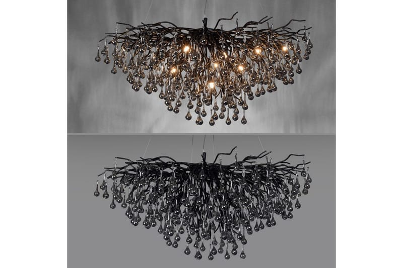 Istapp Paul Neuhaus Krona - Black - Belysning - Inomhusbelysning & lampor - Taklampor & takbelysning - Kristallkrona & takkrona