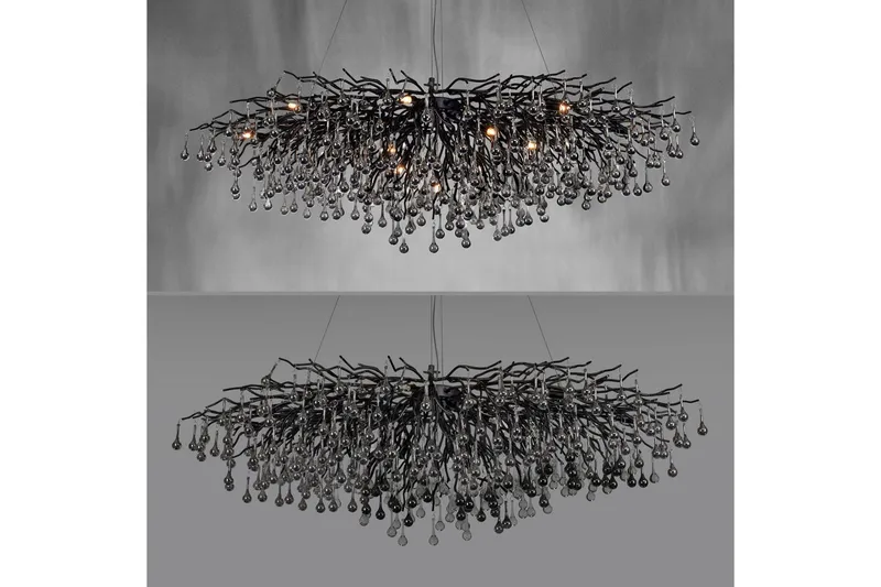 Istapp Paul Neuhaus Krona - Black - Belysning - Inomhusbelysning & lampor - Taklampor & takbelysning - Kristallkrona & takkrona