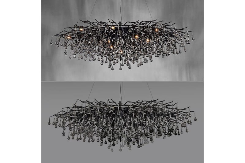 Istapp Paul Neuhaus Krona - Black - Belysning - Inomhusbelysning & lampor - Taklampor & takbelysning - Kristallkrona & takkrona