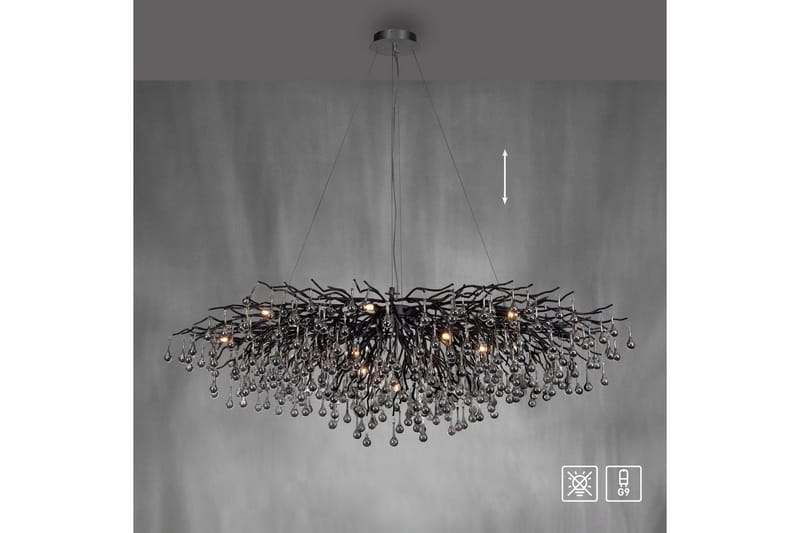Istapp Paul Neuhaus Krona - Black - Belysning - Inomhusbelysning & lampor - Taklampor & takbelysning - Kristallkrona & takkrona