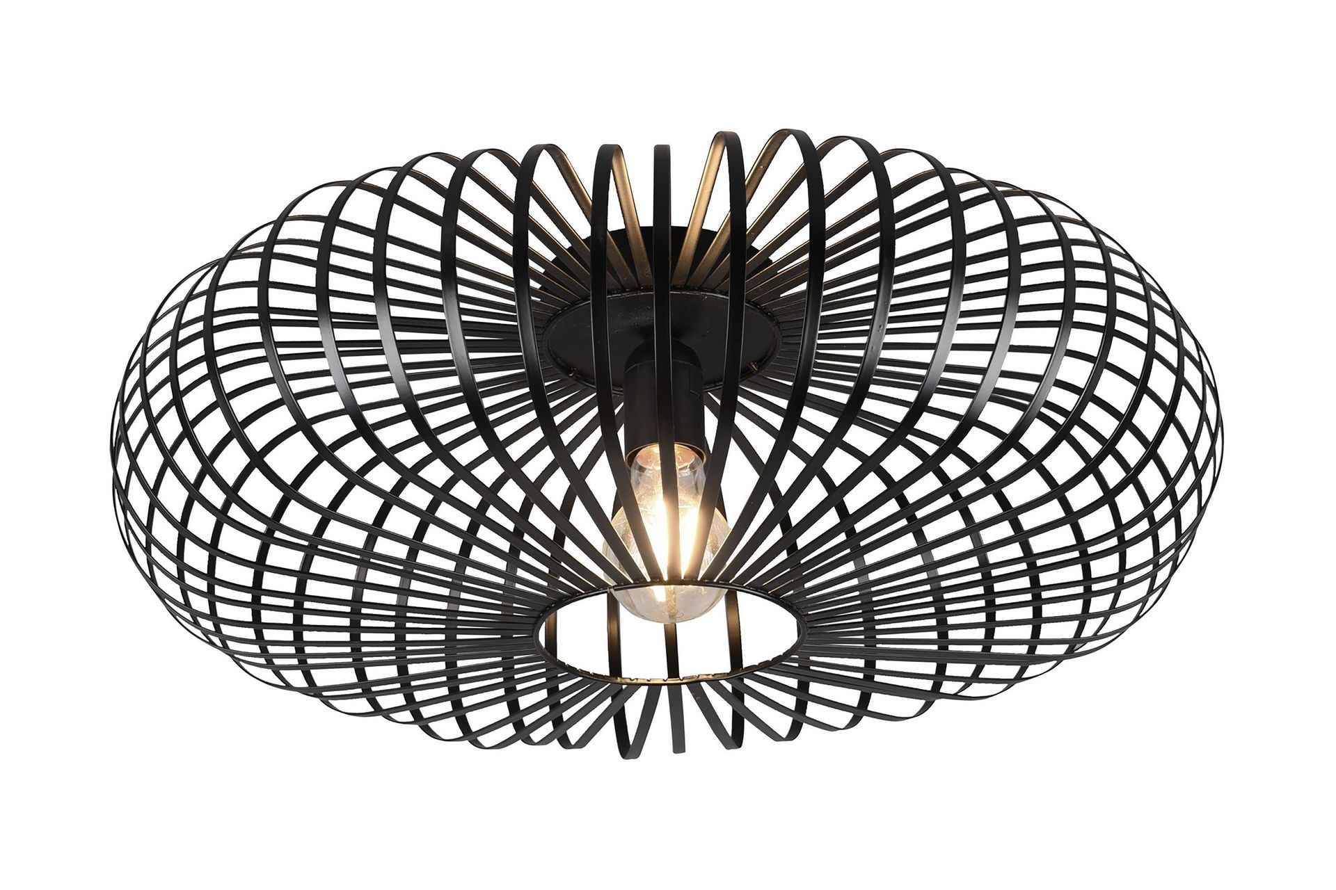 Johann Plafond E27 50cm mattsvart - Matt svart