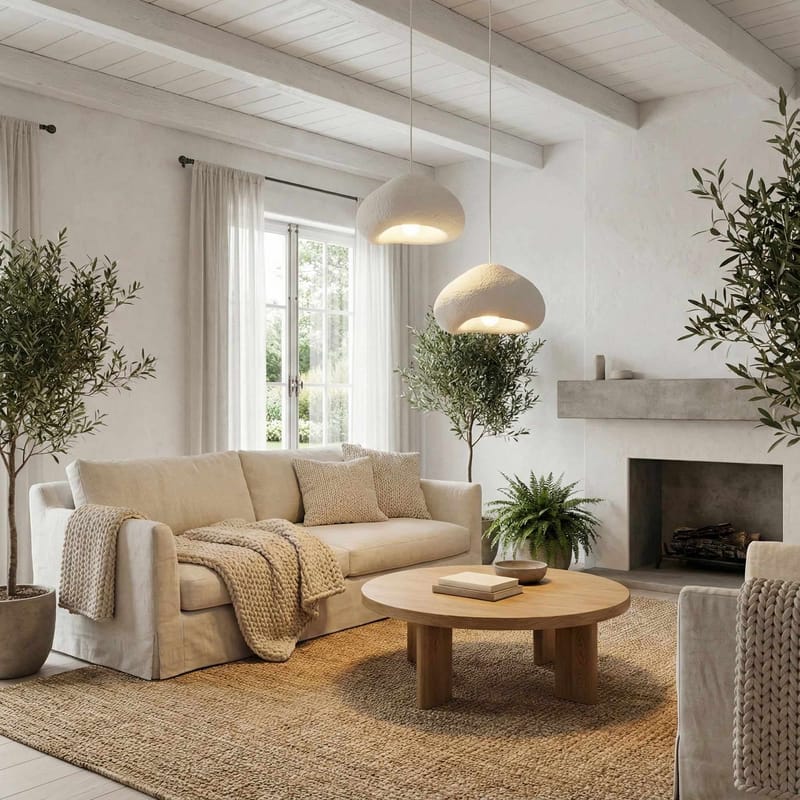 Kaolins Pendellampa - Vit - Belysning - Inomhusbelysning & lampor - Taklampor & takbelysning - Kristallkrona & takkrona