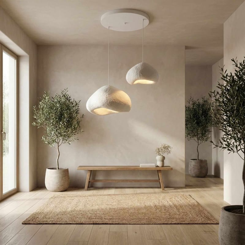 Kaolins Pendellampa - Vit - Belysning - Inomhusbelysning & lampor - Taklampor & takbelysning - Kristallkrona & takkrona