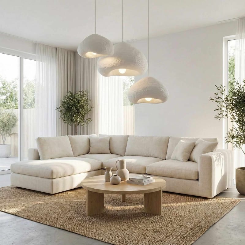 Kaolins Pendellampa - Vit - Belysning - Inomhusbelysning & lampor - Taklampor & takbelysning - Kristallkrona & takkrona