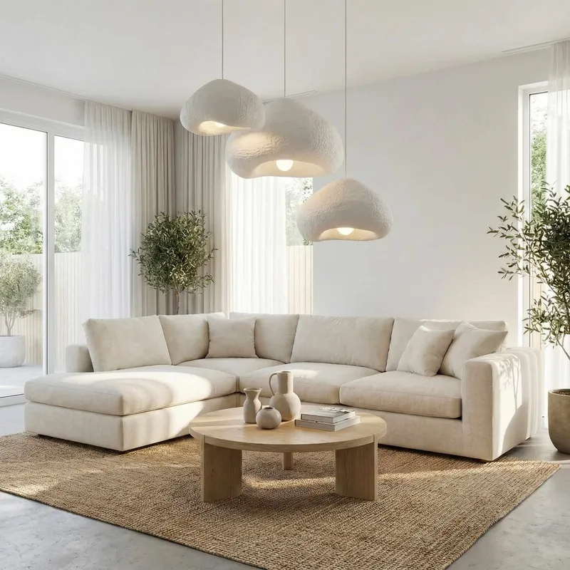 Kaolins Pendellampa - Vit - Belysning - Inomhusbelysning & lampor - Taklampor & takbelysning - Kristallkrona & takkrona