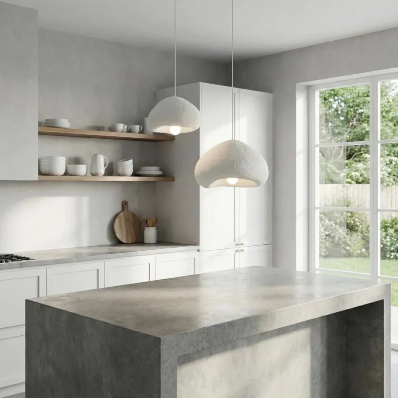 Kaolins Pendellampa - Vit - Belysning - Inomhusbelysning & lampor - Taklampor & takbelysning - Kristallkrona & takkrona