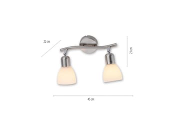 Karo Just Light Vägg/taklampa - Grey - Belysning - Inomhusbelysning & lampor - Taklampor & takbelysning - Plafond