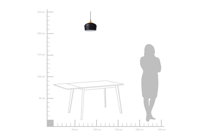 ANGARA Taklampa 30 cm - Kökslampa & pendellampa - Sovrumslampa - Fönsterlampa hängande