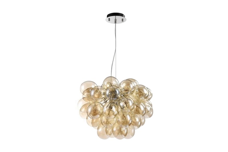 BALBO Pendellampa 50 8 Lampor Amber - Fönsterlampa hängande - Kökslampa & pendellampa - Sovrumslampa