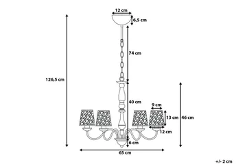 Bradano Taklampa 65 cm - Silver - Belysning - Inomhusbelysning & lampor - Taklampor & takbelysning - Kökslampa & pendellampa
