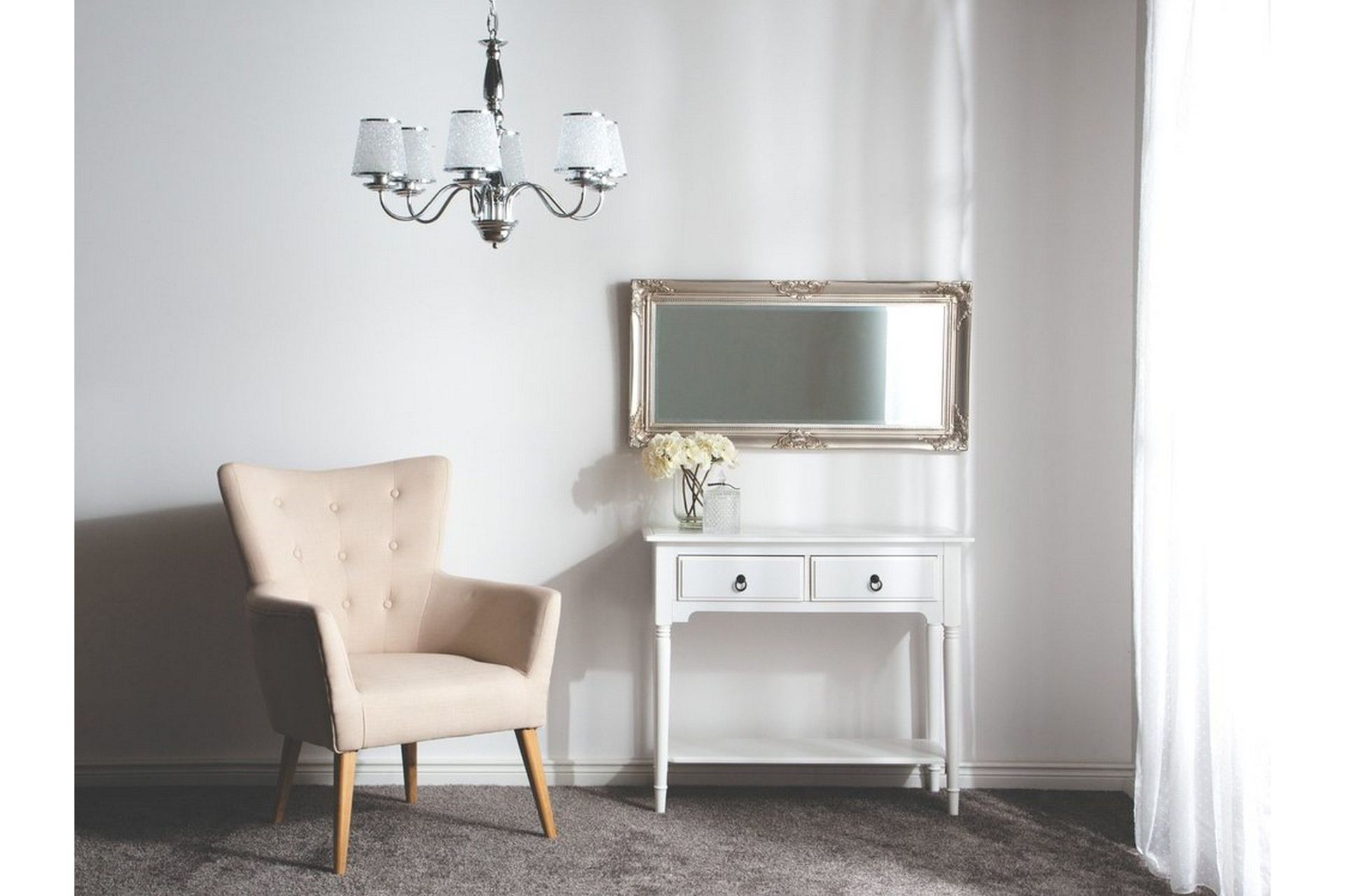 Bradano Taklampa 65 cm - Silver