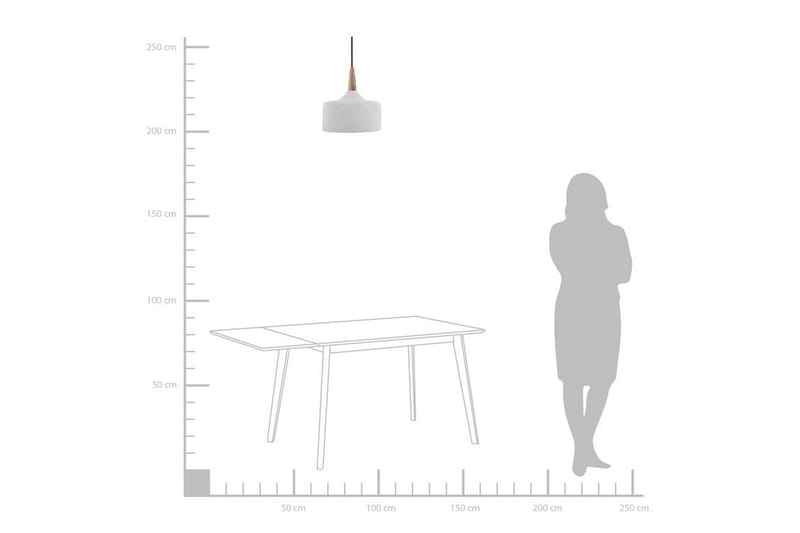 Burano Taklampa 24 cm - Vit - Belysning - Inomhusbelysning & lampor - Taklampor & takbelysning - Kökslampa & pendellampa