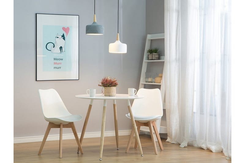 Burano Taklampa 24 cm, Vit