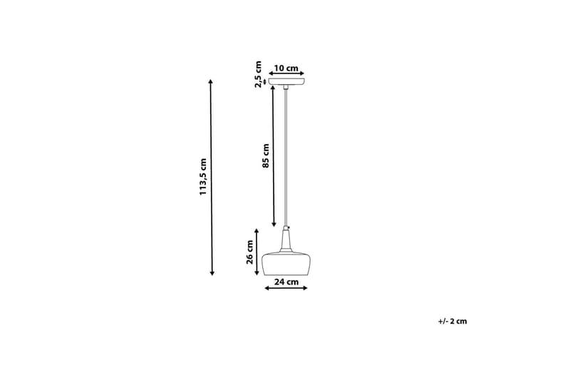 BURANO Taklampa 24 cm - Kökslampa & pendellampa - Sovrumslampa - Fönsterlampa hängande