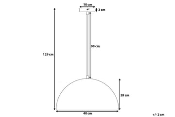 Cetina Taklampa 40 cm - Svart - Belysning - Inomhusbelysning & lampor - Taklampor & takbelysning - Kökslampa & pendellampa