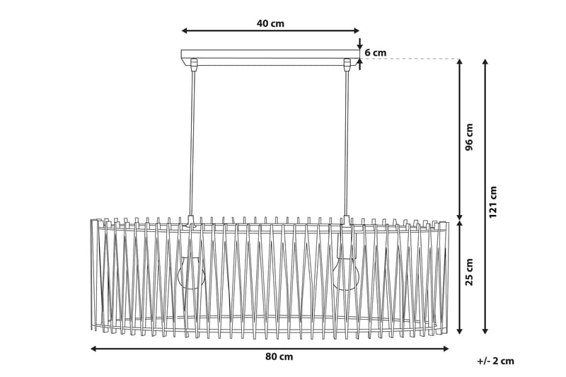 Chari Taklampa - Ljusbrun - Belysning - Inomhusbelysning & lampor - Taklampor & takbelysning - Kökslampa & pendellampa